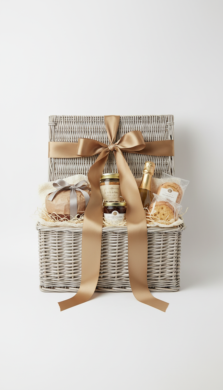 Signature Celebration Hamper With Gold Detailing