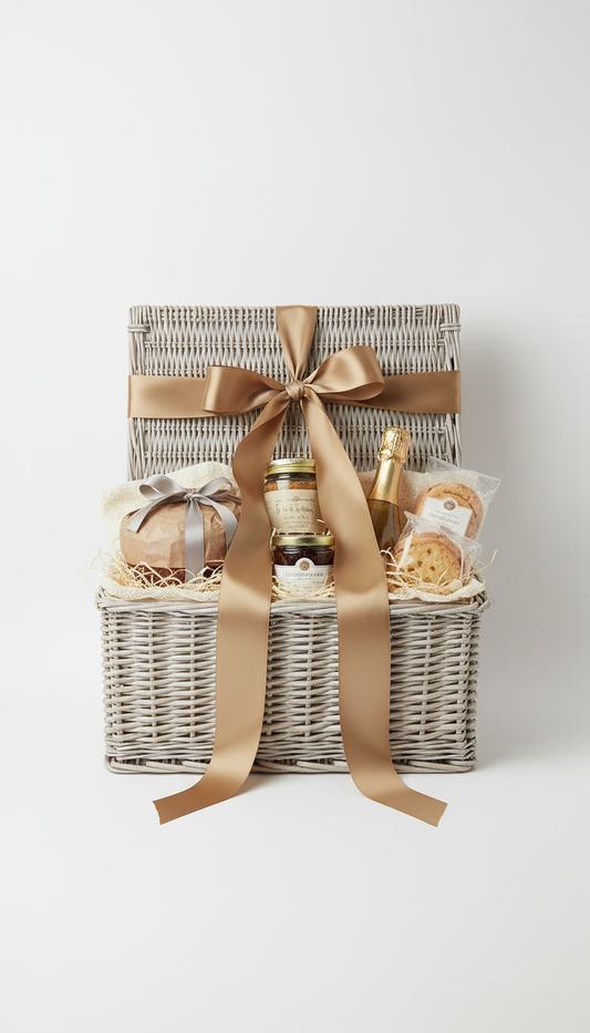 Signature Celebration Hamper With Gold Detailing