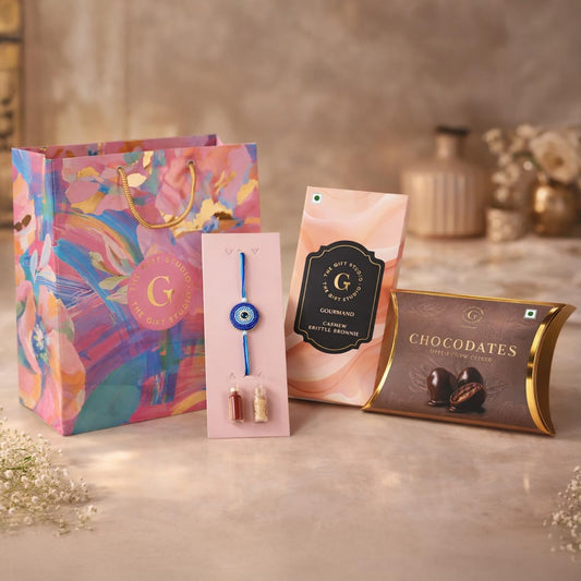 Evil Eye Rakhi Gift Hamper